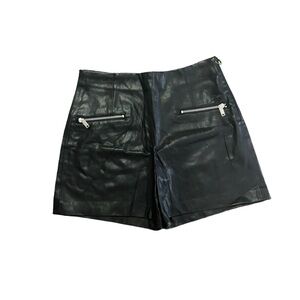 Zara faux leather mini skirt size small